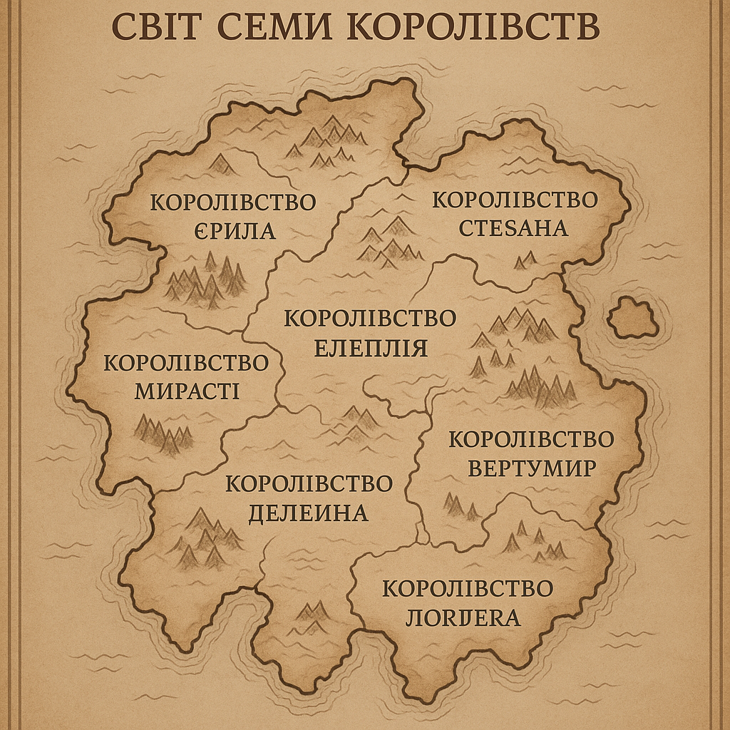 the map of world